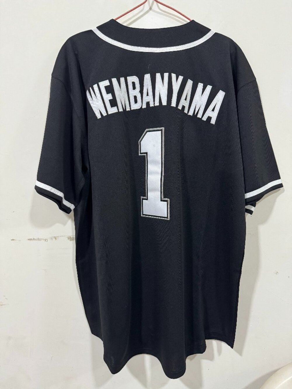 Victor Wembanyama Black Jersey Stitched Men Adult XXL